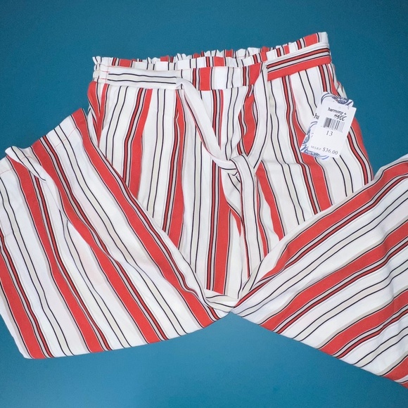 Harmony & Havoc ( NWT ) Multi Color Pants  - Size 13 - Picture 1 of 10